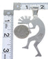 Southwest Multicolor And Silver Kokopelli Pendant YX73894